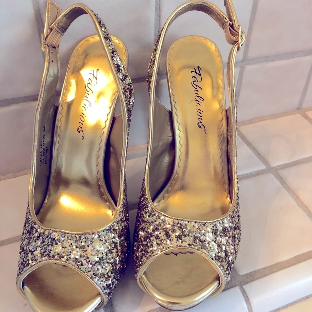 Heels glitter